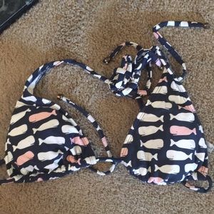 Vineyard vines triangle bikini top